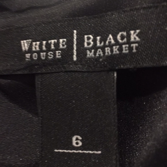 White House Black Market perfect black dress - Picture 2 of 8